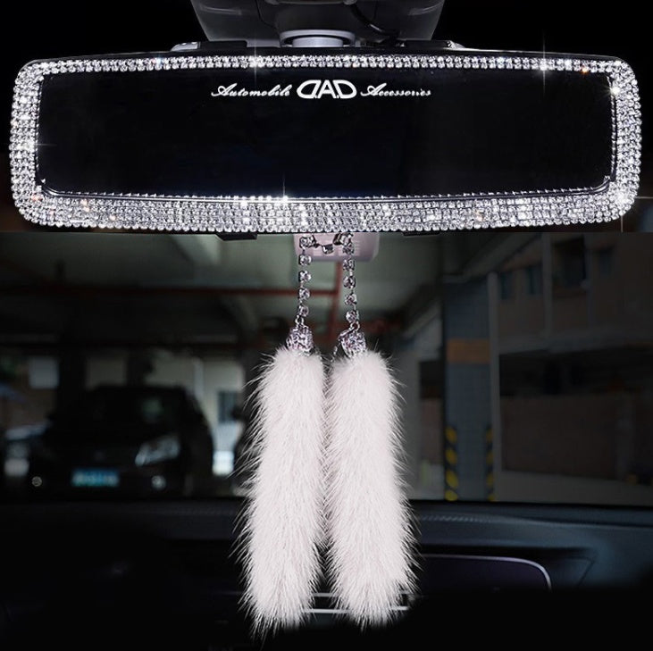 Crystal Bling Diamond Rear View Mirror Cover - My Store